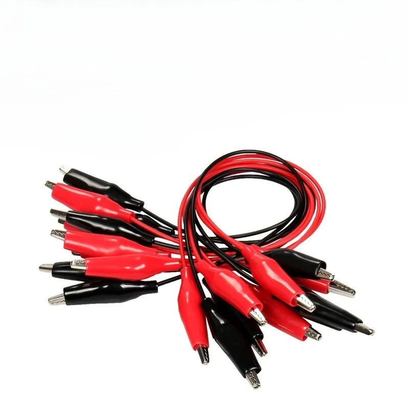 Lab Circuit Test Jumper Lead 22AWG Alligator Clip & Banana Plug Male Female Probe Wire For Power Supply Experimental Wiring