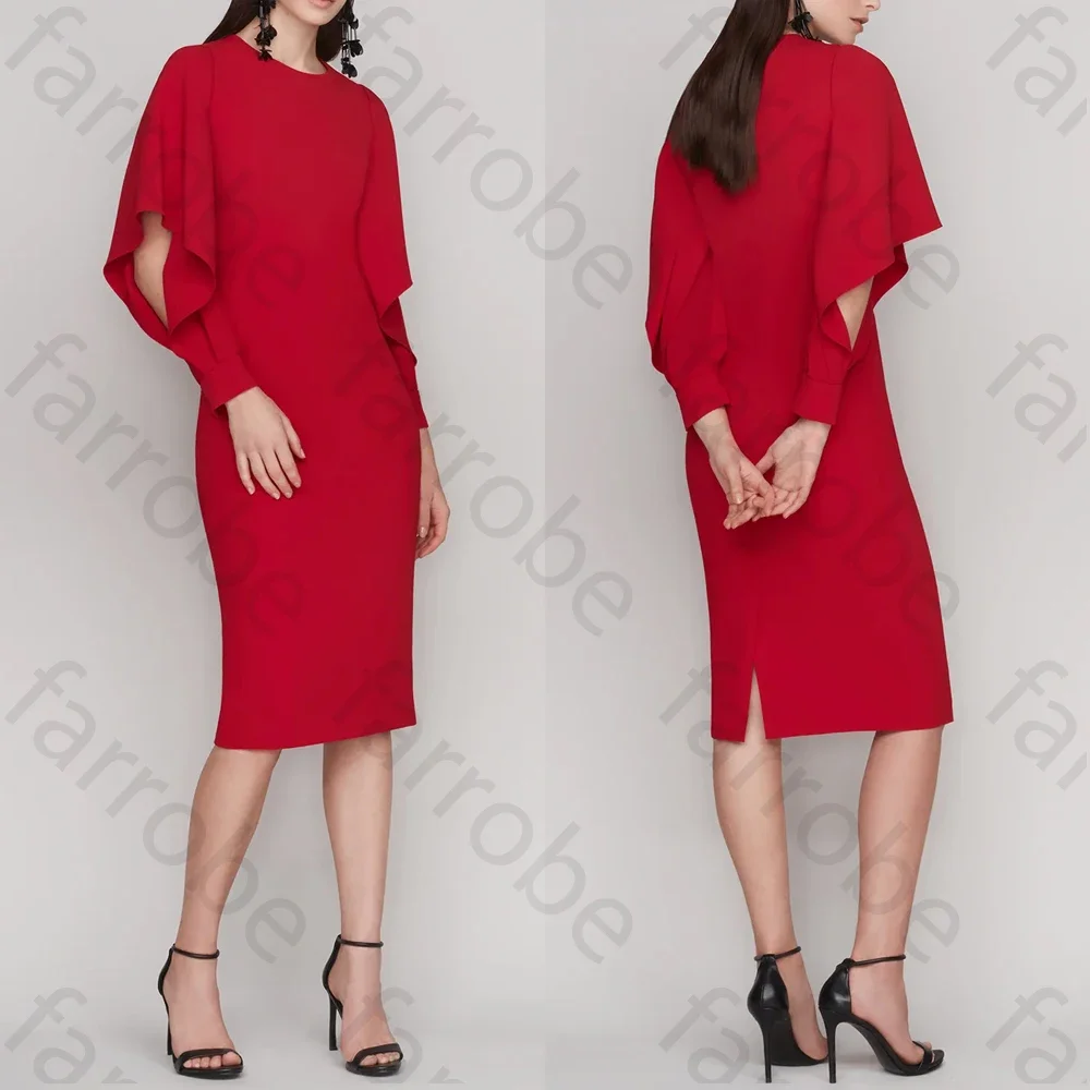 

Customized Elegant Long Sleeve Dress A-Line Evening Dresses Occasion Formal Exquisite High Quality Prom Party Gowns for Women