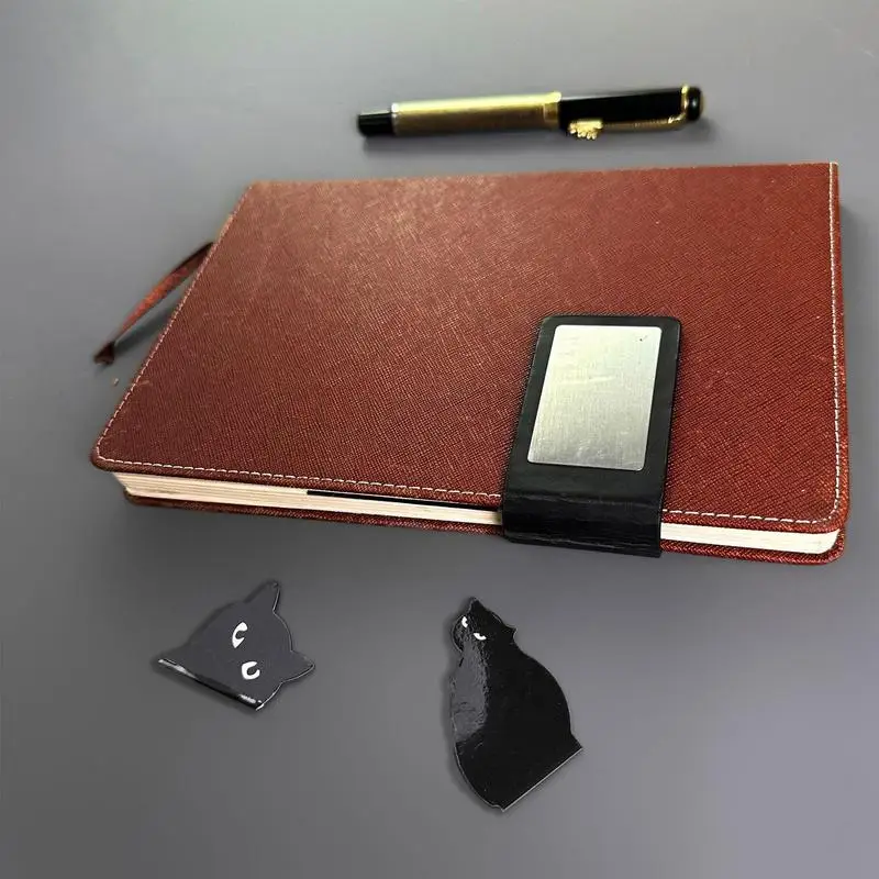 القط المرجعية القط كتاب صفحة علامات كليب 7 قطعة لطيف المغناطيسي كتاب صفحة علامات كليب مجموعة Teachers الطلاب كتاب عشاق القراءة