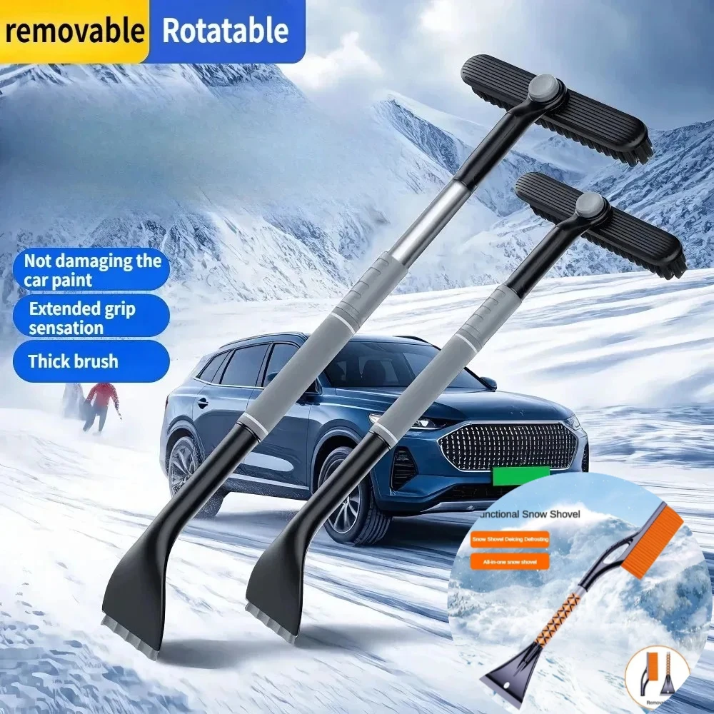 Winter Car Snow Scraper Car Cleaning Brush Car Windshield Cleaning Shovel Ice Breaker Scraping Winter Snow Brush Shovel Tool