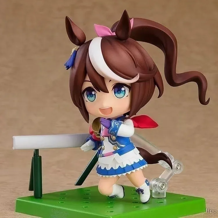 Anime Pretty Derby Tokai Teio 1995 regalos de navidad figura de acción articulada modelo de juguete 10cm