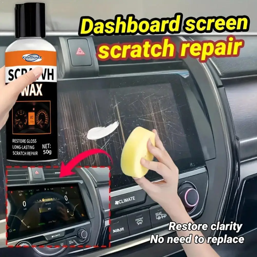 Pro Car Scratch Remover Wax Paint Restorer & Swirl Remover Kit Fix Light Scratches Polish Cream for All Car Colors