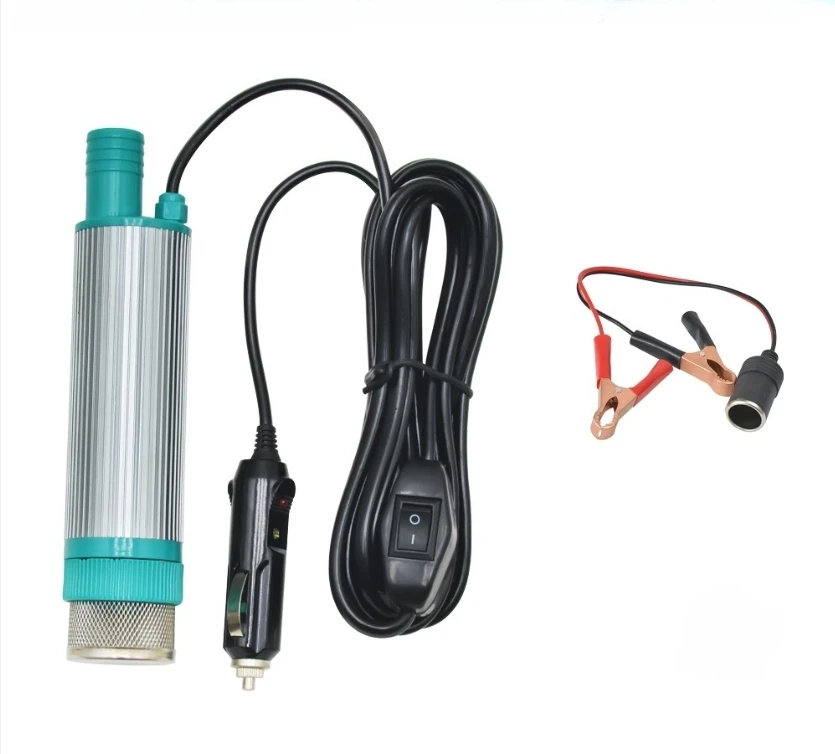 Submersible DC Water Pump for Diesel Transfer Applications 12V 24V Input 30 L/min Flow 8 m Head Stainless Steel Body