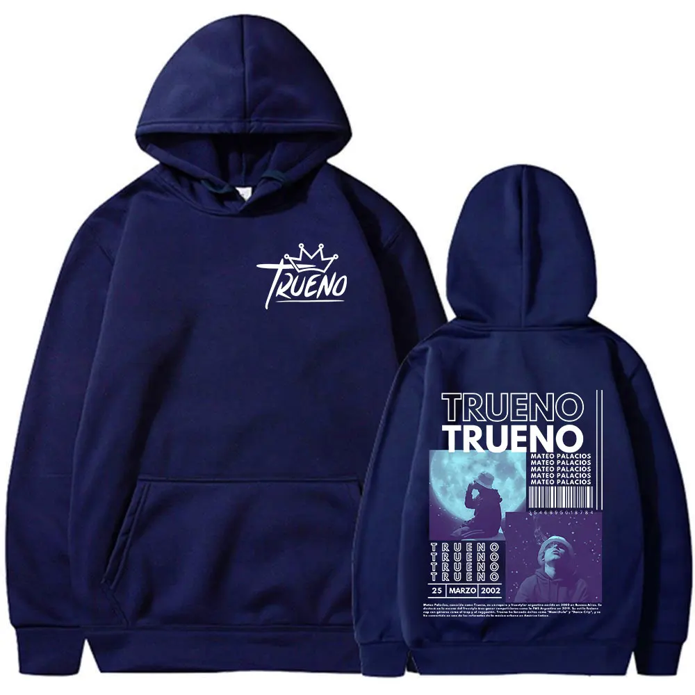 Rapper Trueno Album Merch Hoodies Mens Women Clothing Hip Hop Fashion Oversized Sweatshirt Harajuku Hooded Pullovers Streetwear