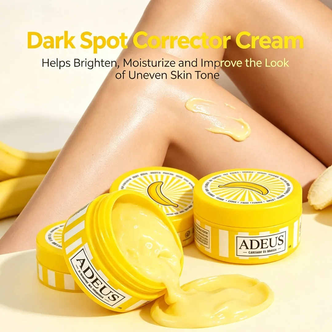 Banana Moisturizing Body Cream 100g Deep Hydration Nourishing Warming Massage Lotion for Dry Skin Care Brightening New