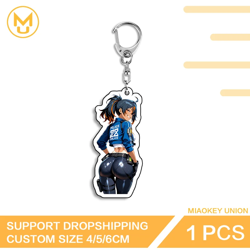 Fashion Zenless Zone Zero Zhu Yuan Artistic Attractive Double Sided Key Chains Premium Creative Personality Amusing Jewelry