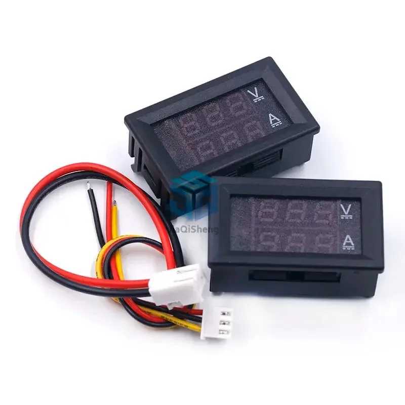 DC 0-100V 10A Digital Voltmeter Ammeter Dual Display Voltage Detector Current Meter Panel Amp Volt Gauge 0.28\