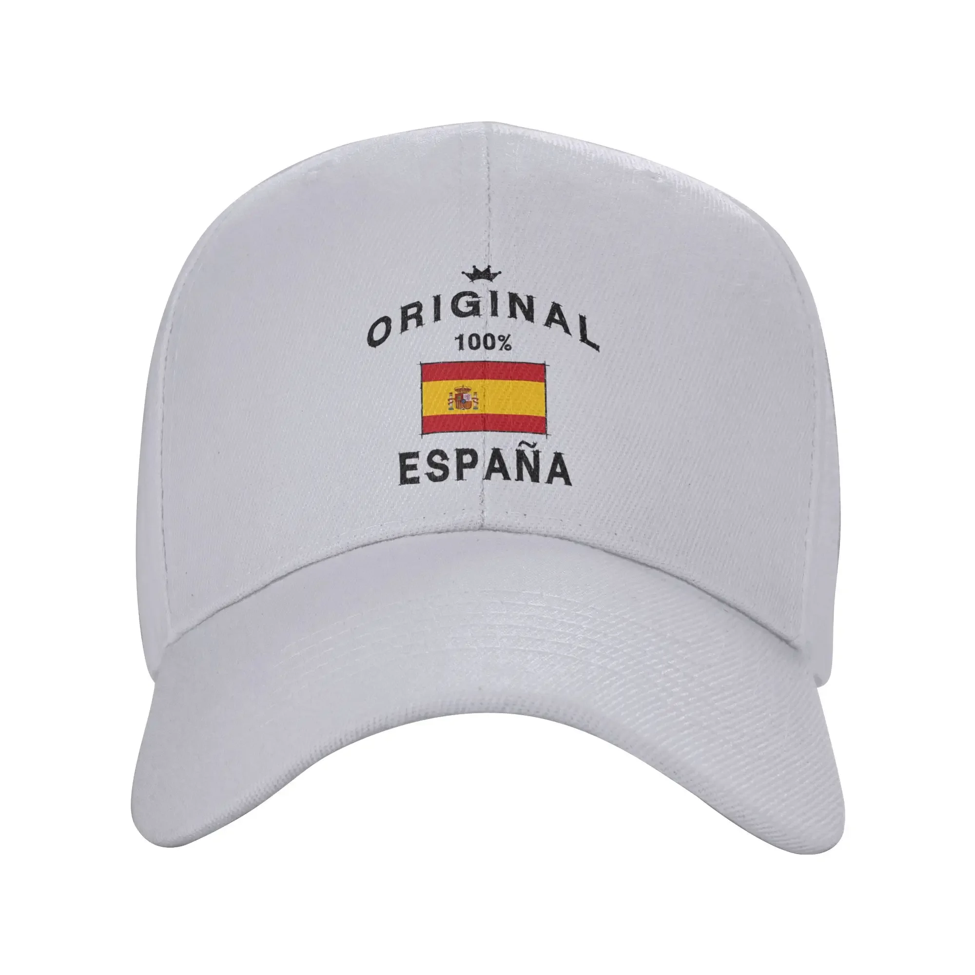 New Spain Spanish Flag Original Flag  Baseball Cap  Unisex-Teens Print Trucker Hat Summer y2k Funny Hunting Camping Baseball Cap