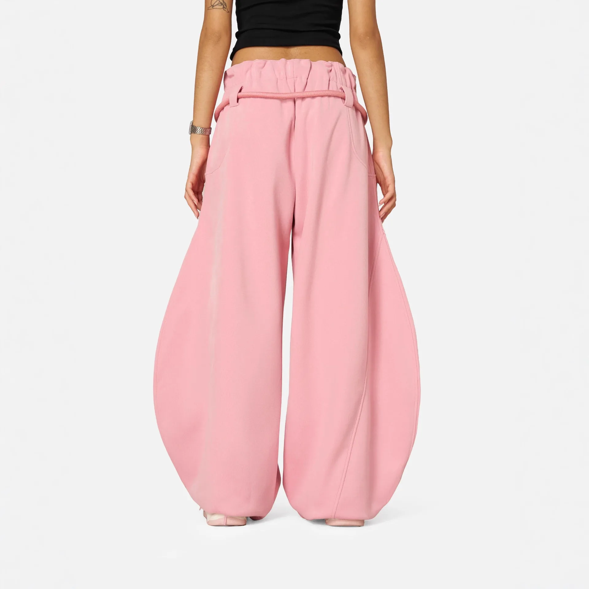 Autumn Street Sweatpants Y2K Aesthetic Slacks Stripes Fashion Personalized Letters Embroidered Casual Wide Leg Pants Trousers
