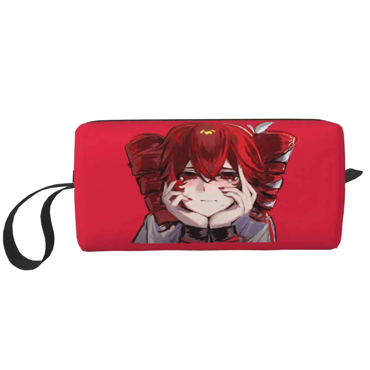 

Cute Kasane Teto Anime Makeup Bag Large Cosmetic Bag Men Women Toiletry Bags Storage Pouch Bag
