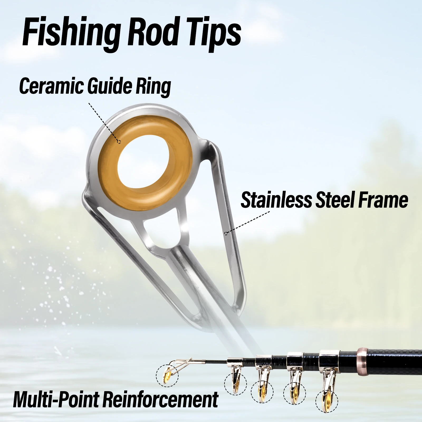 1.8M-2.7M Telescopische Paal K - Reel Handle recensie en prijs