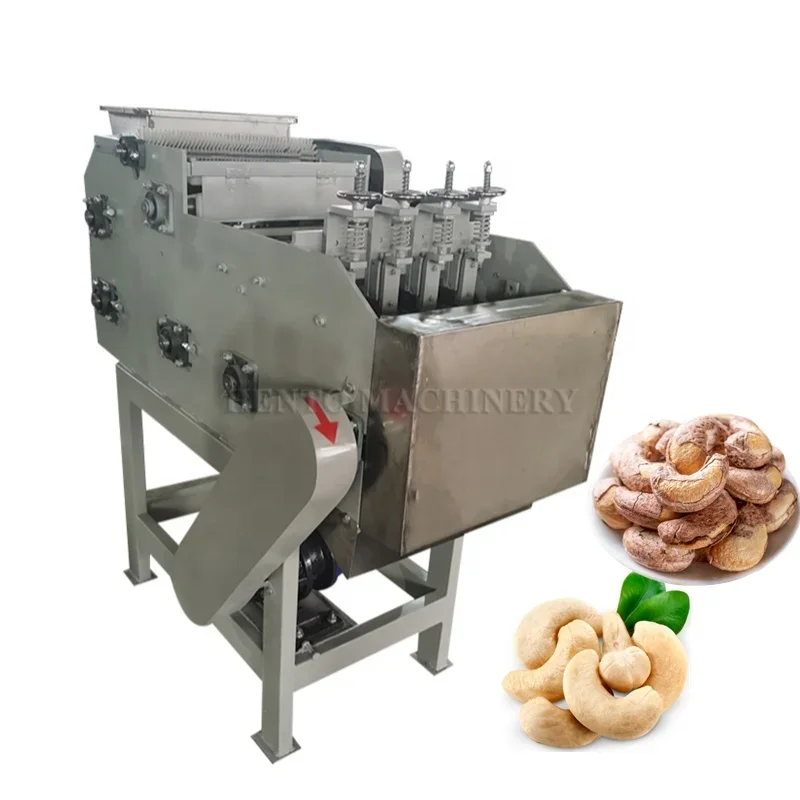 Cashews Nut Shell Remover Machine / Automatic Cashew Nut Shelling Machine / Cashew Nut Shell Breaking Machine