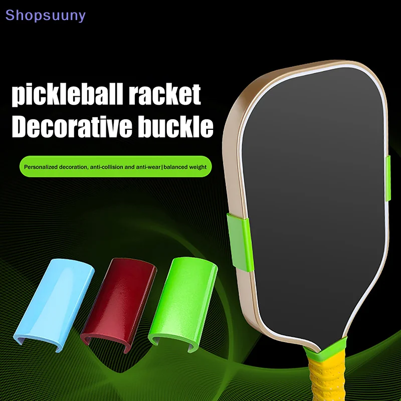 [SU]1/2Pcs Pickleball Racket Snap Fastener 45×18 Mm Weights Clip Decorative Block For Pickleball Buckle Replace Accessories[SU]