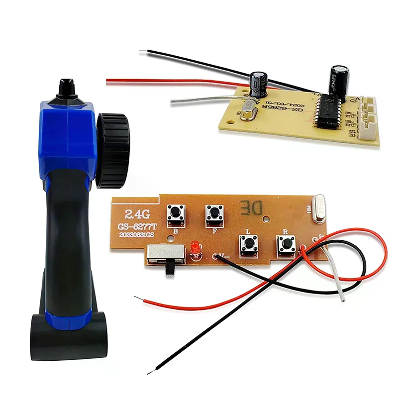 2.4G 4CH Remote Control Transmitter Receiver Module Replacement For Ship Tank Boats Model RC Radios