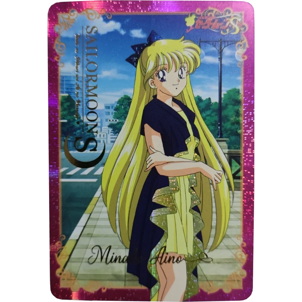 10Pcs/set Anime Girls Flash Cards Aino Minako Tsukino Usagi Kino Makoto Kawaii Game Anime Collection Cards Gift Toys for friends