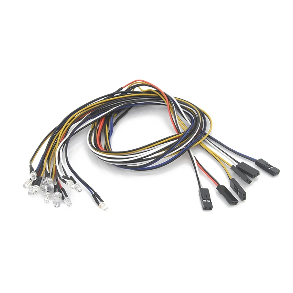 HOTRC F-01A F-01AT 8CH Lamp Controle Spanning Terugkeer PWM 2.4Ghz Gyro Ontvanger 12LED Lamp Licht voor RC Auto tank Boot Model Onderdelen