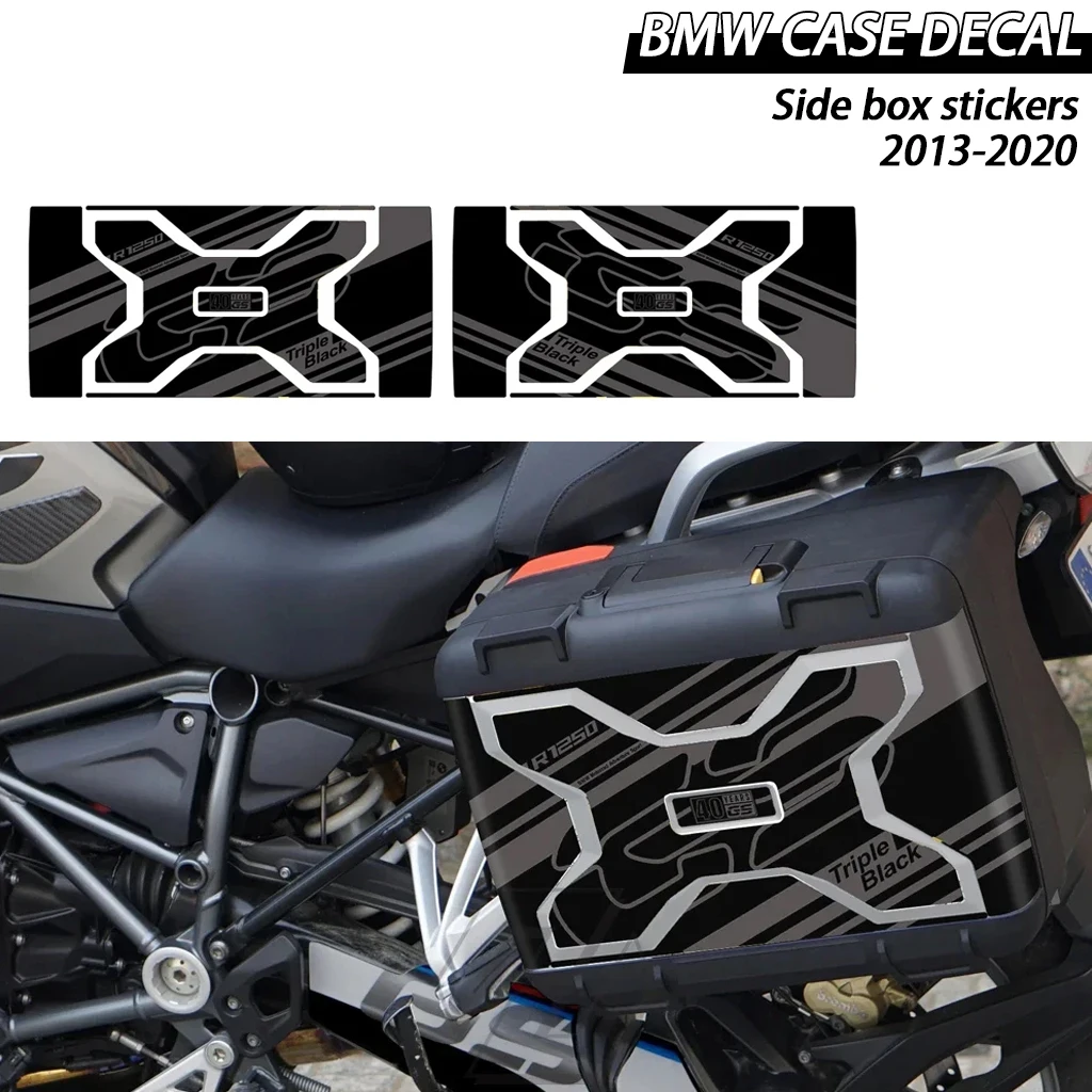 

For 2013-2020 BMW Motorrad Vario R1250GS R1200GS 40 Year GS Logo Motorcycle Stickers Side Box Protection Stickers