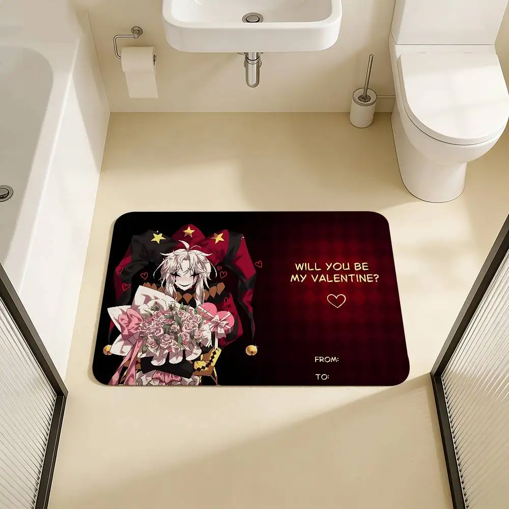 The Freak Circus Pierrot Door Mat Nordic Style Bedroom Living Room Doormat Home Balcony Anti-Slip Alfombra