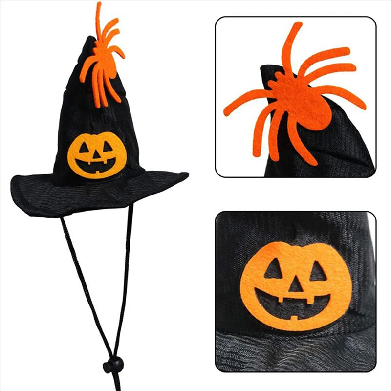 Halloween Pet Small Mini Cap Cat Pupply Cute Merry Christmas Dogs Cap Pet Cosplay Dress Supplies 2025 New Fashion