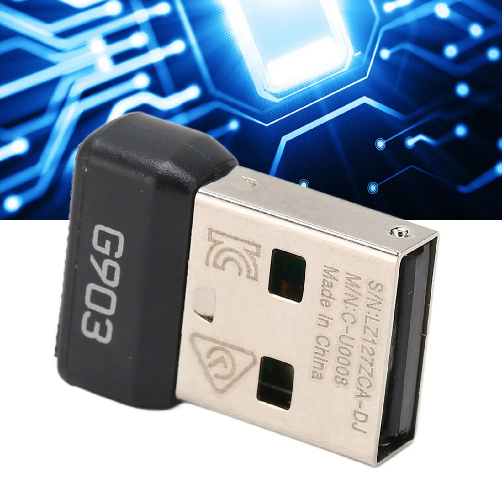 Adaptador do receptor USB para o rato, rato sem fio, substituição para G903, 2.4G