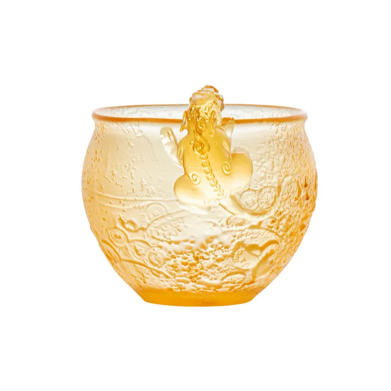 Ancient glazed cup master cup handmade teacup single cup high-end light luxury household tea