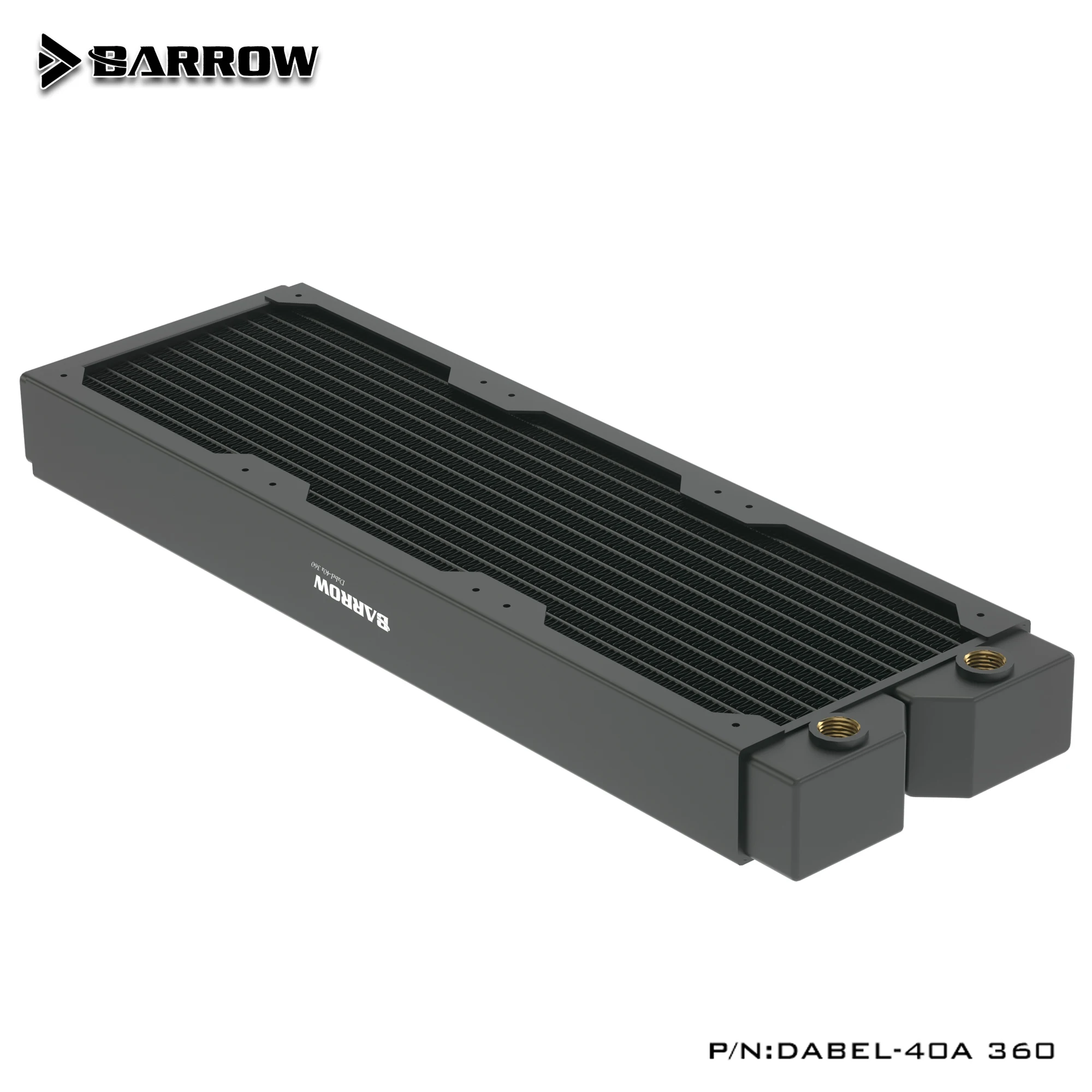 

BARROW 40mm Thickness Copper 240mm 360mm Radiator Computer Water Discharge Liquid Heat Exchanger G1/4 Threaded Use for 12cm Fans