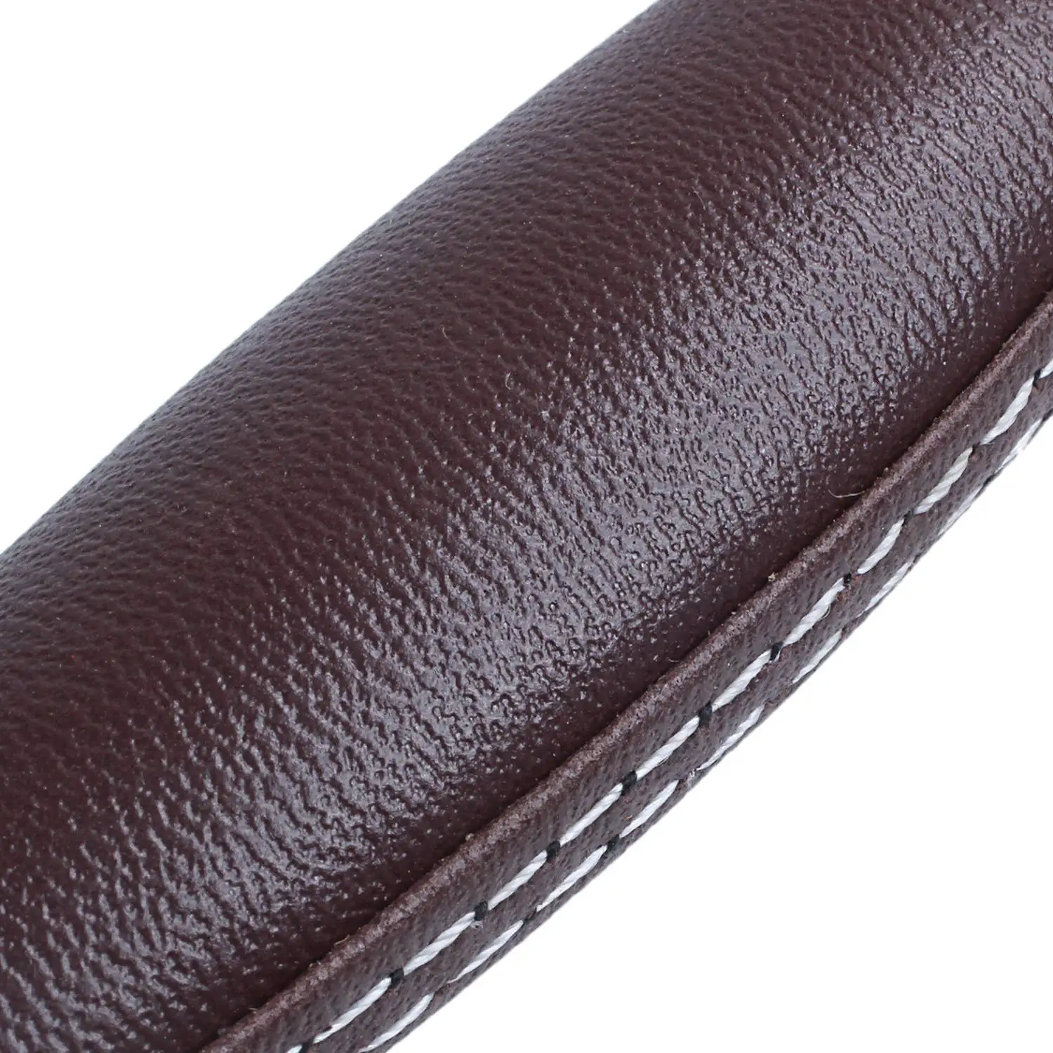 صندوق أدوات من الجلد البني مع حقيبة عربة ومقبض ، صندوق آلة موسيقية للغيتار ، الأمتعة