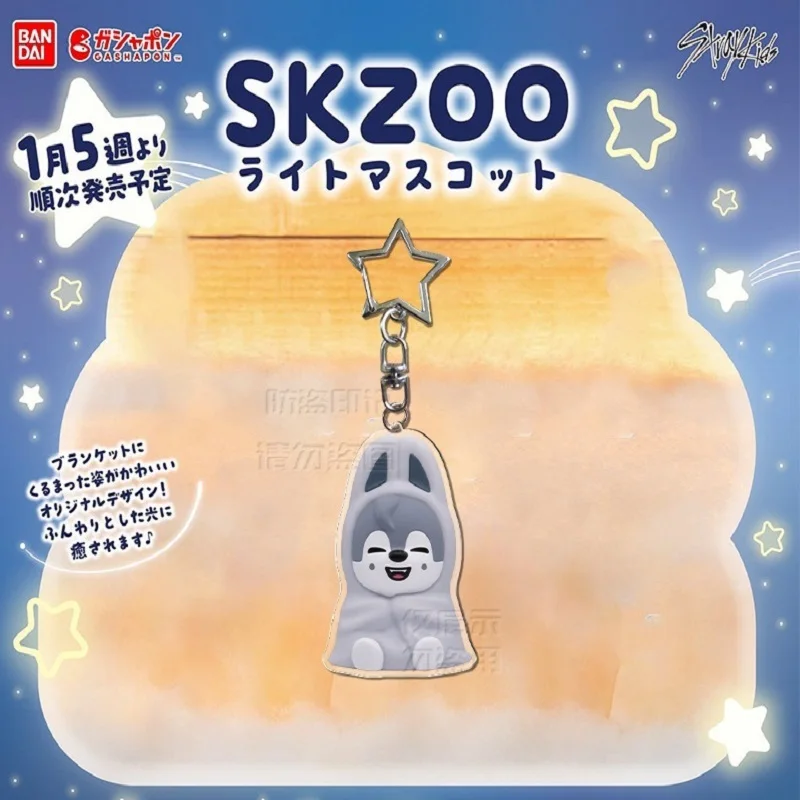 

Новинка 2026: акриловый брелок-подвеска SKZOO Bandai с изображением группы KPOP Stray Kids (Банг Чан, Феликс, Хёнджин) для рюкзака, SKZOO dominATE