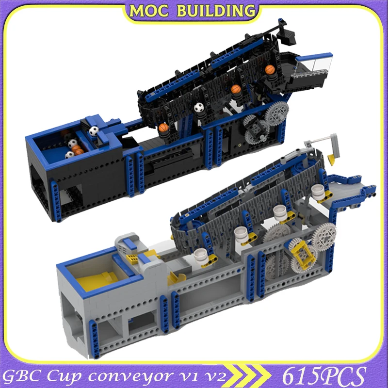 

MOC Building Block Sports Model GBC Cup Conveyor DIY Assembly Bricks Toys Puzzle Collection Education Xmas Gifts