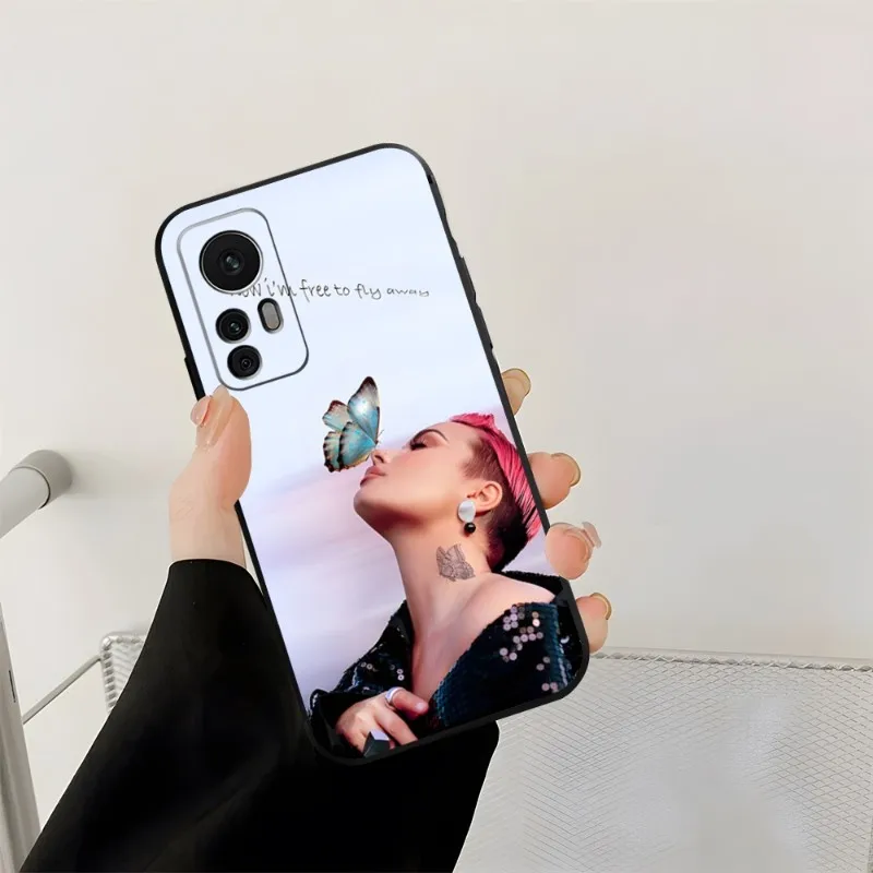 Funda de teléfono Demi Lovato para Xiaomi, 11, 13, 11T, 12, 10T, 10, TPro, 10 Pro Lite, Ulltra MIX4, CIVI, Coque negro