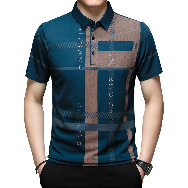 

Luxury Designer Man Polo Shirt Lapel Contrast Short Sleeve Summer New Style Hot Stamping Craftsmanship T-Shirt Smart Mens clothi