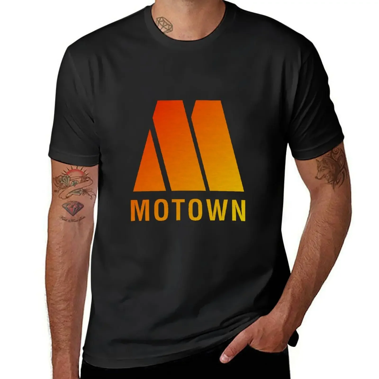 Motown Records - Logo T-Shirt man t shirt plain graphic tee shirt men tshirt