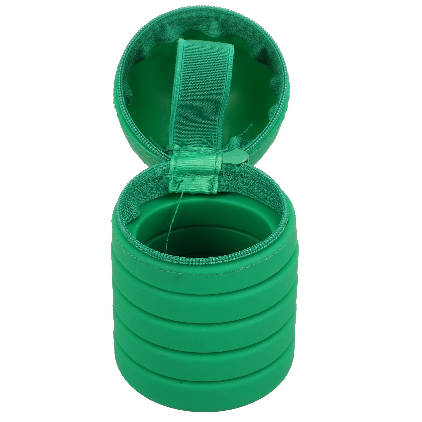 

Stretchable Pencil Bag Silicone Portable Pencil Holder Compact Cactus Shaped Pen Storage Bag Daily Stationery Organizer