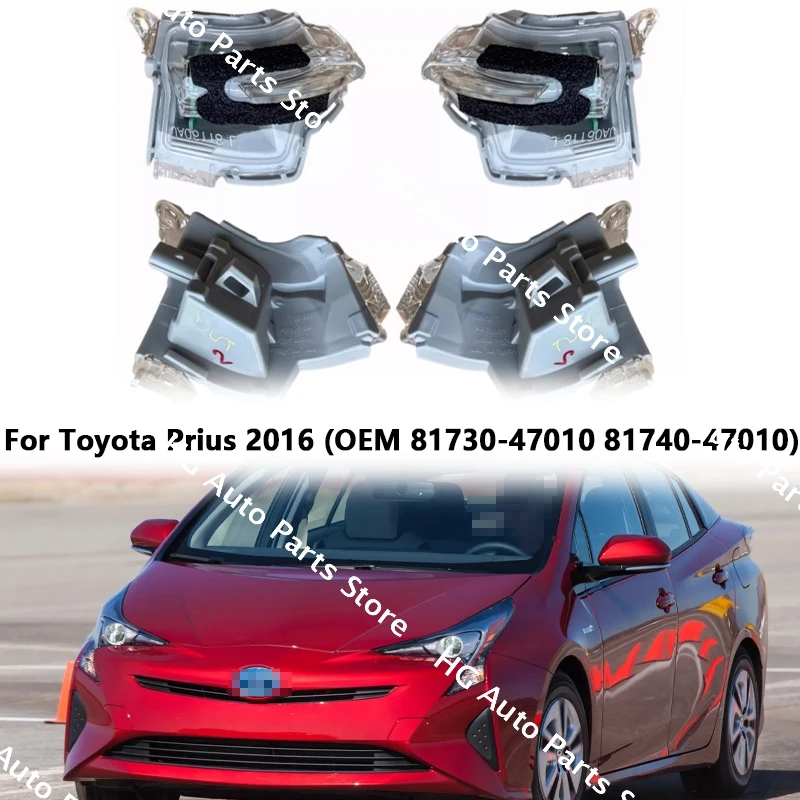 

For Toyota Prius 2016 OEM 81730-47010 81740-47010 1 PCS Turn Signal Light Side Mirror Lamp Left and Right
