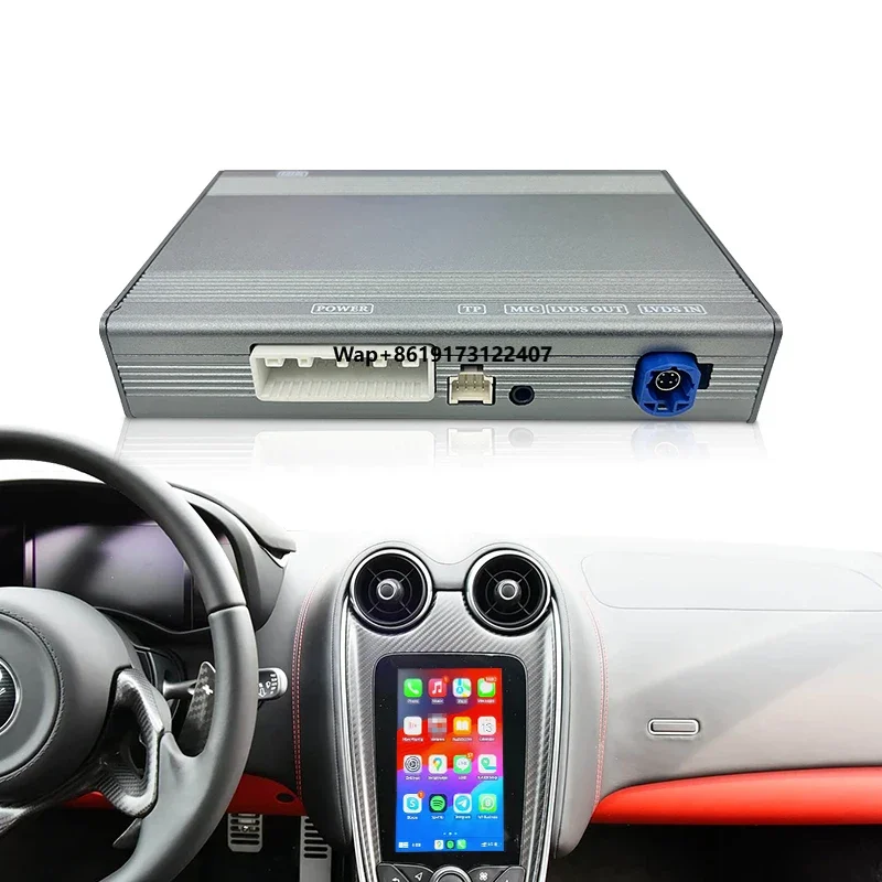 

Wireless CarPlay Android Auto Adapter Box Compatible for 12C 650S 570S 600LT 540C 675LT CarPlay Integration Module