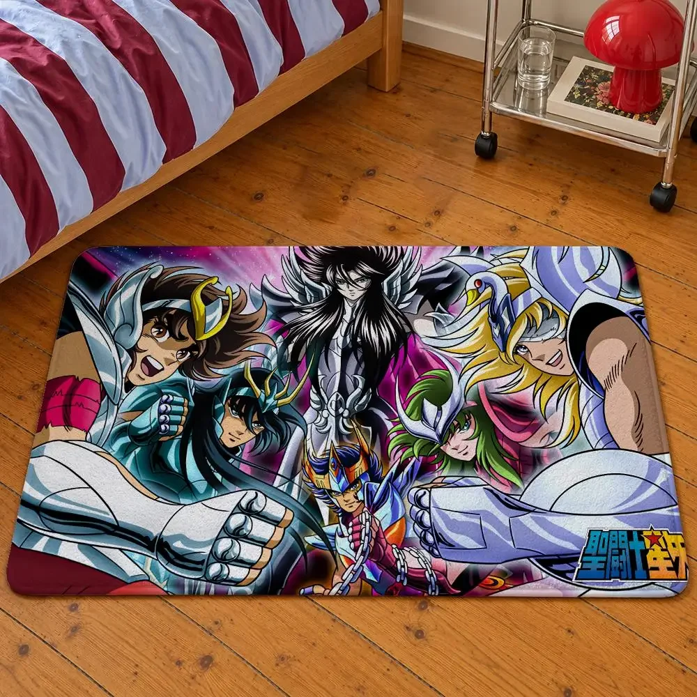 Anime DAN DA DAN Okarun Turbo Granny Floor Mat Soft Flannel Entrance Doormat Non-Slip Washable Rug For Bedroom Home Decor