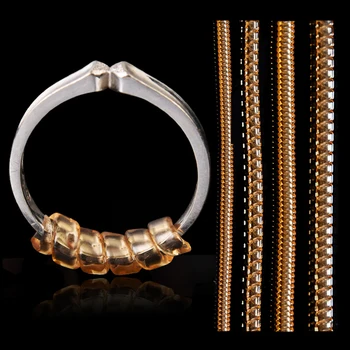 Weiches Federseil für Ringgrößenverstellungswerkzeug für Damen, lose Ringe innen, unsichtbar, spiralförmig, Ringe, Spanner, Größenänderung