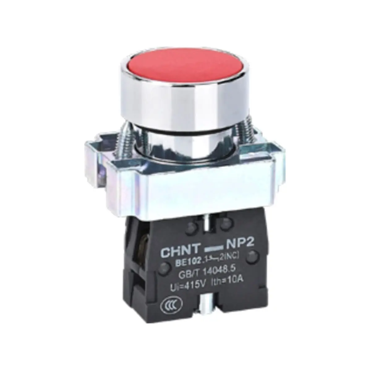 NP2-BA42 710342240200042 22mm | 1NC RED NP2 flat button
