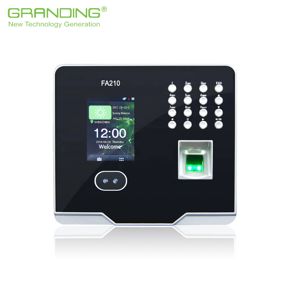 001 FA210 Bio-metric Machine Multi Languages Face Recognition Time Attendance Access Control