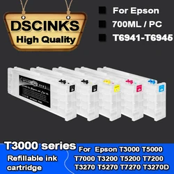 T6941 - T6945 Refillable ink cartridge For Epson SureColor T3000 T5000 T7000 T3200 T5200 T7200 T3270 T5270 T7270 T3070 printer