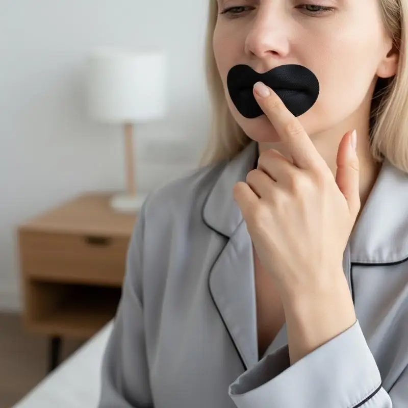 Stop Snoring Patch Anti Snore Improve Nighttime Sleep Reduce Dry Mouth Promote Nose Breathing Sleep Mouth Orthosis Tape