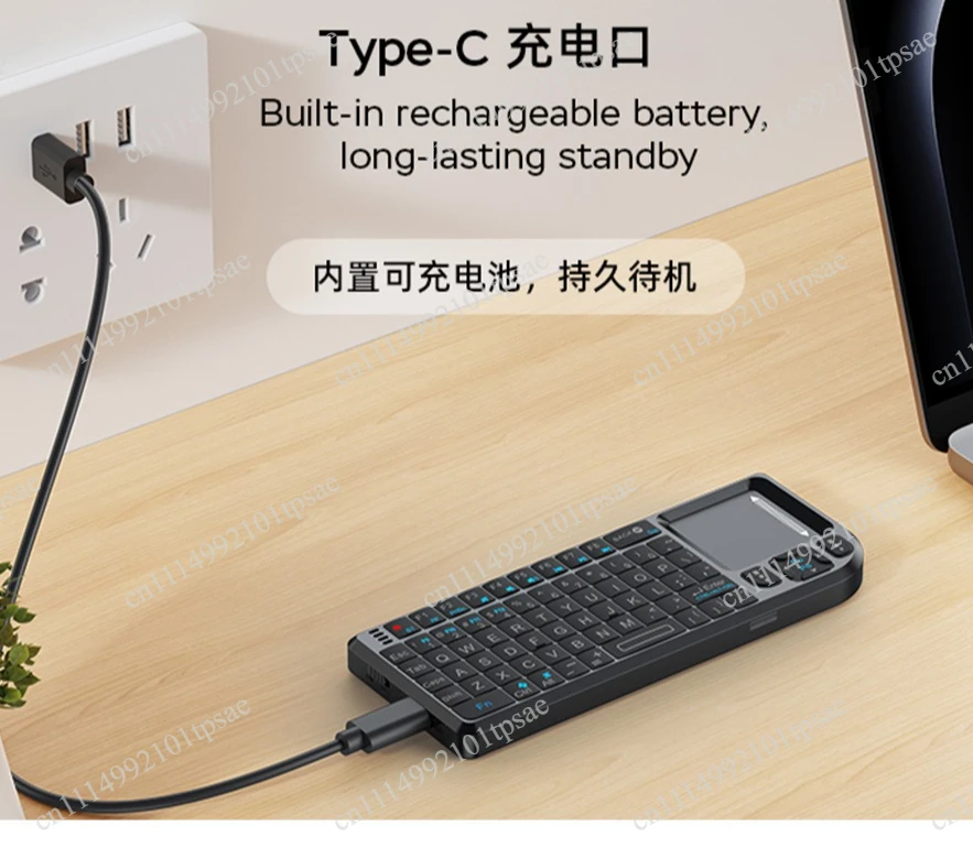 2 in 1 Wireless Bluetooth Mini Keyboard with Touchpad for Phone K808
