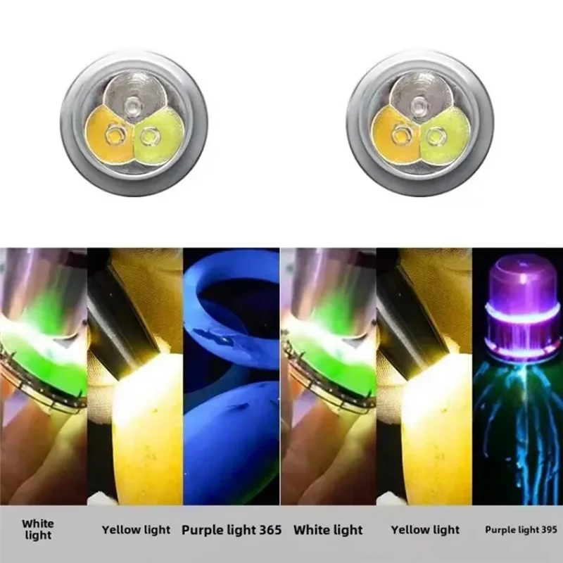 HHO-紫外線識別ランプ-365NM UV 懐中電灯トーチ 3 つの光源ポータブル翡翠検査機能