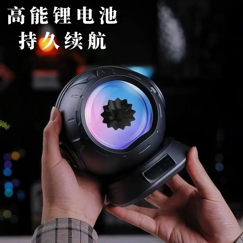 Rhythm Reactive Ferrofluid Bluetooth Speaker Pickup Ambient Lamp Desktop Ornament Bedside Audio Music Visualizer Magnetic Fluid