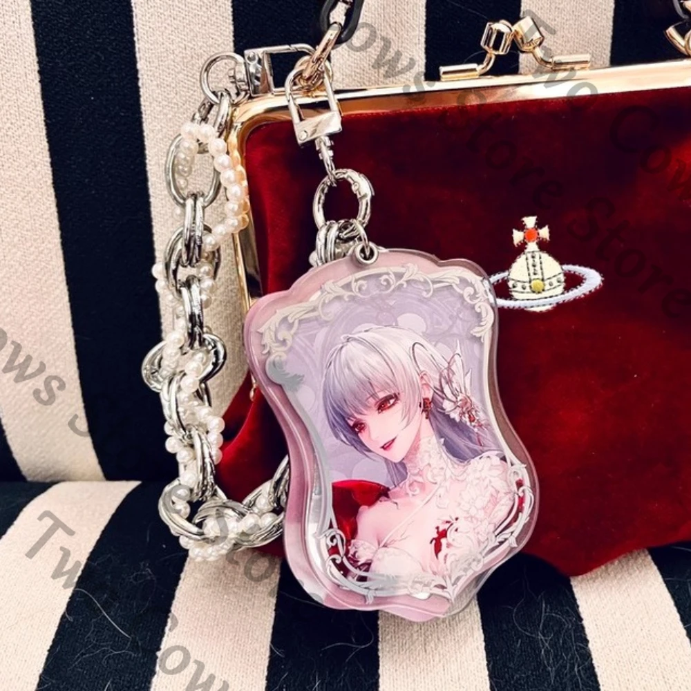 

Path To Nowhere X HAPPY ZOO Collab Coquelic Eve Adela Acrylic Material Compact Mirror Portable Pendant Game Animation Decoration