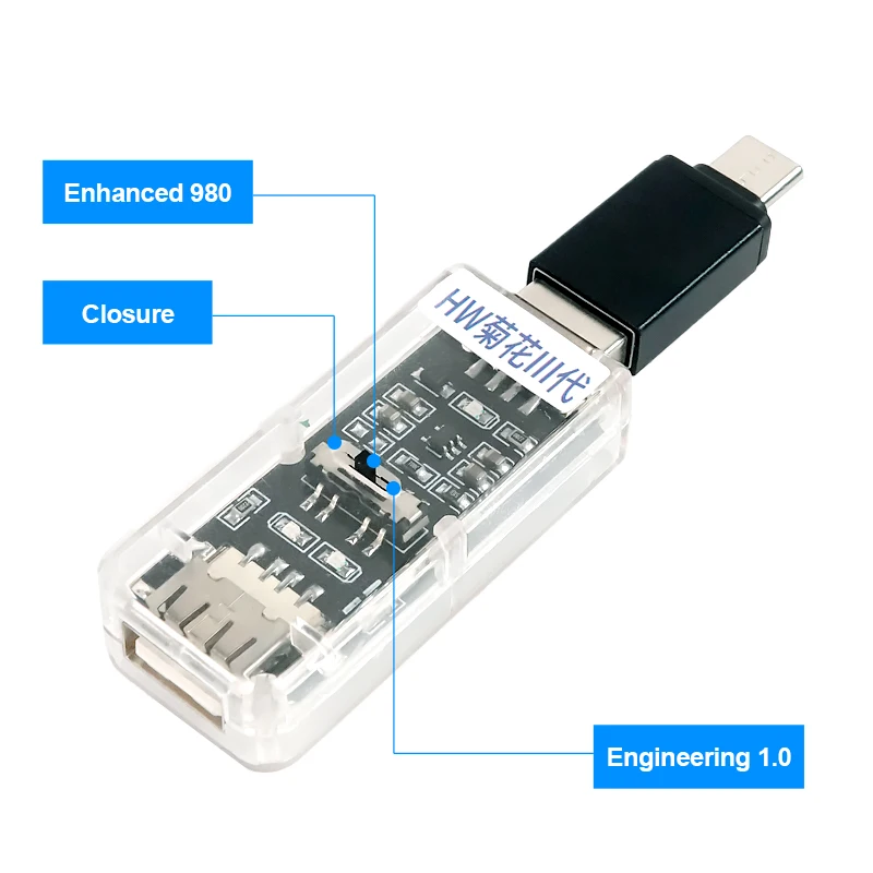 ISoft IS-004 per Huawei Engineering artefatto con porta USB 1.0 di terza generazione con testina per scheda interruttore a 3 velocità Power On Display