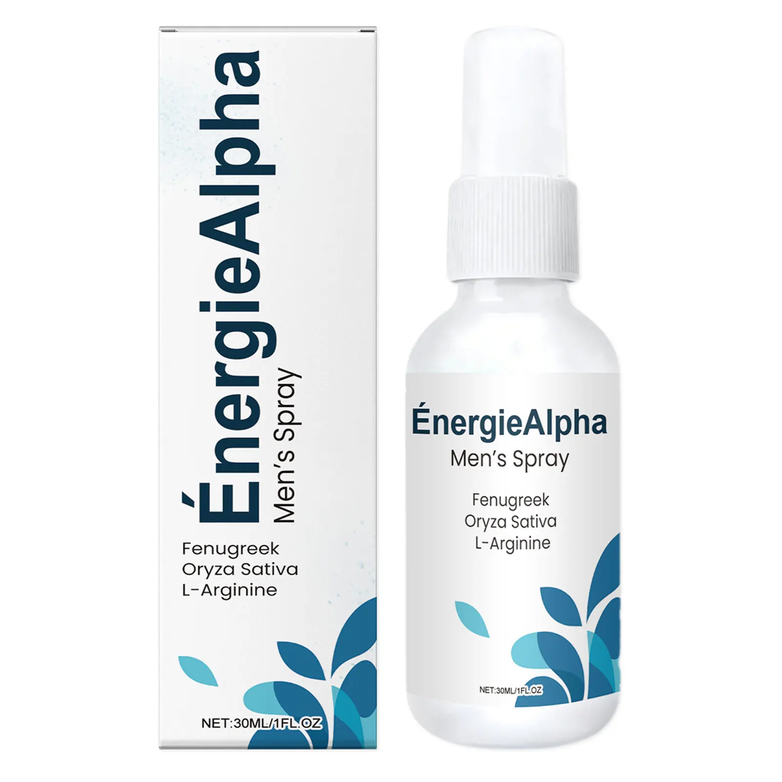Spray Energético Energie Alpha de 30 ml para Hombre, Spray de Recuperación de Energía Activa, Cuidado Herbal, Seguro, Promueve la Vitalidad, Bruma Corporal Masculina