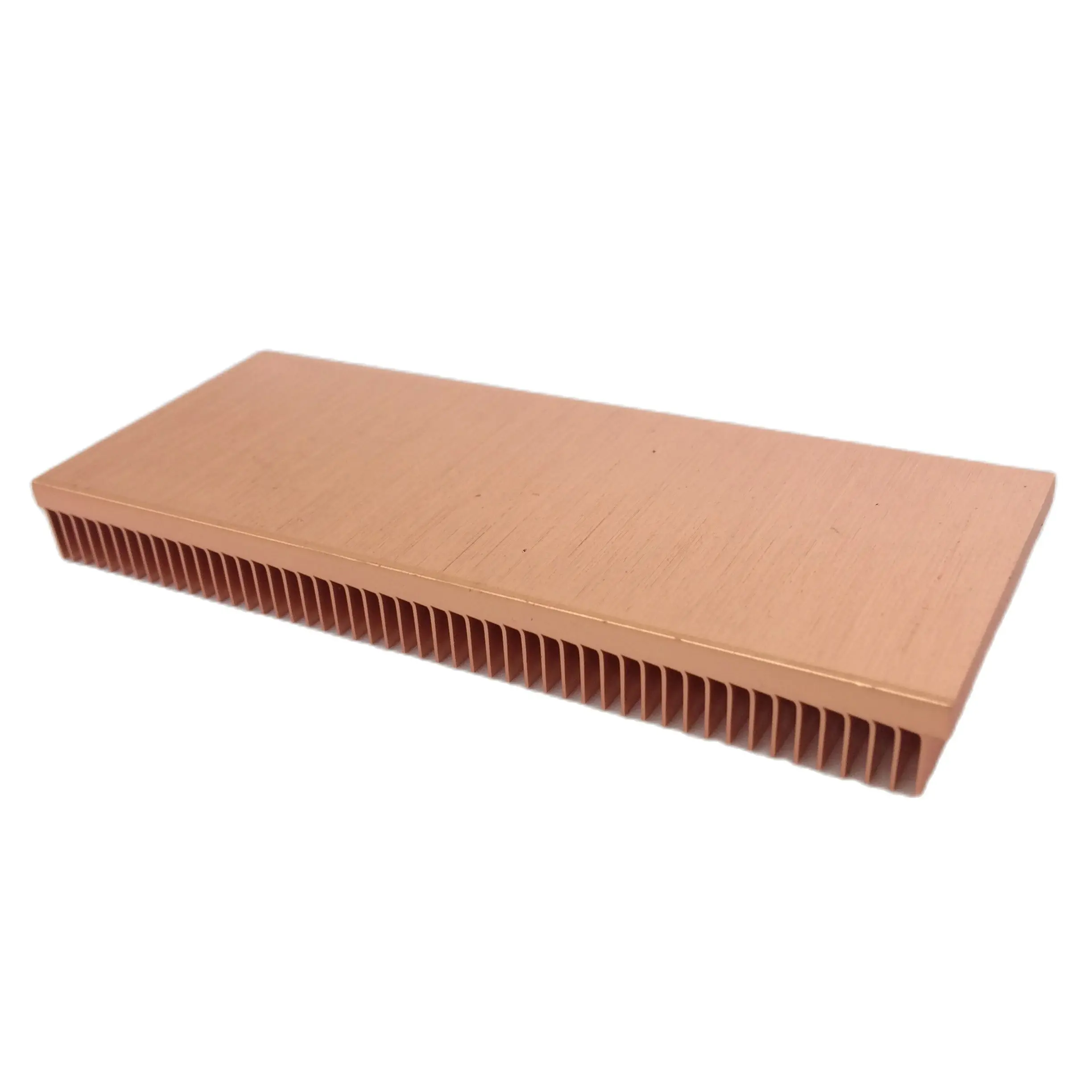 DIY pure copper radiator  Cu1100 Skiving Fin Radiator 100x40x10mm