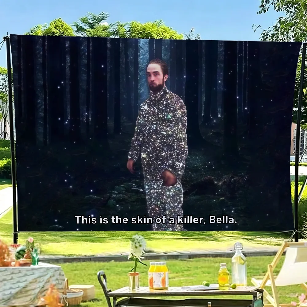 Funny This is the Skin of a Killer Bella flag For Garden Party Living Room Home Wall Decor Banner Bedroom Outdoor Tapestry