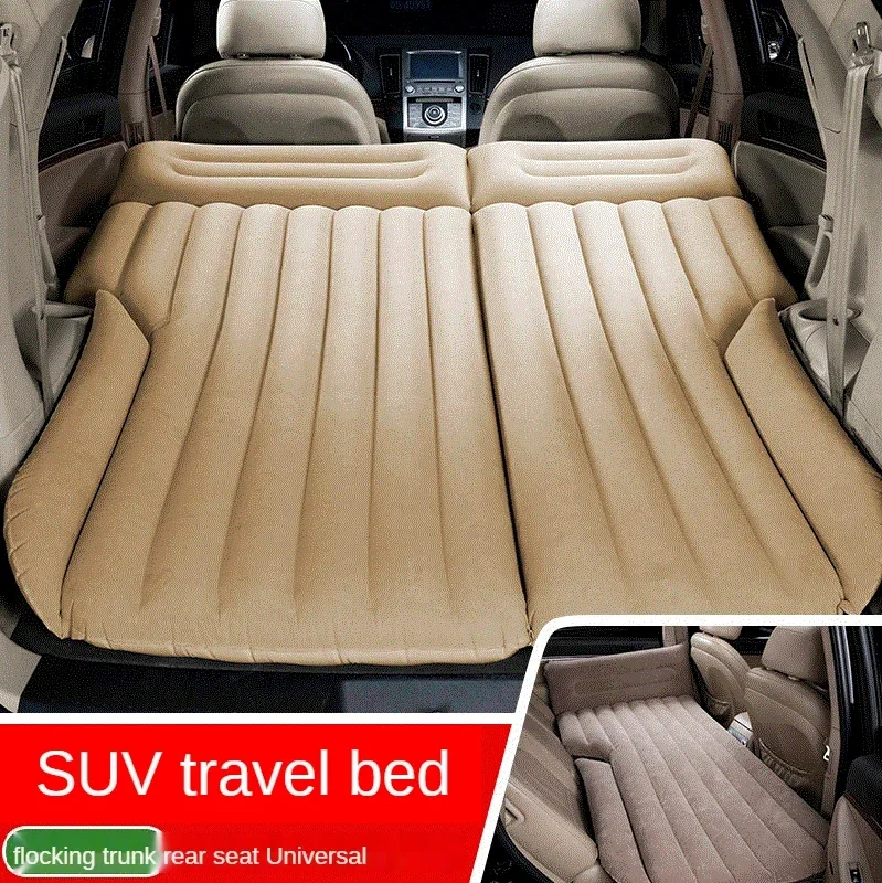 Car Travel Bed Foldable Twin Mattress SUV Trunk Automobile Mattress Outdoor Cushions Sleeping Bed Backseat Air Mattress